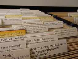 Document collection at the  Max Weber Office